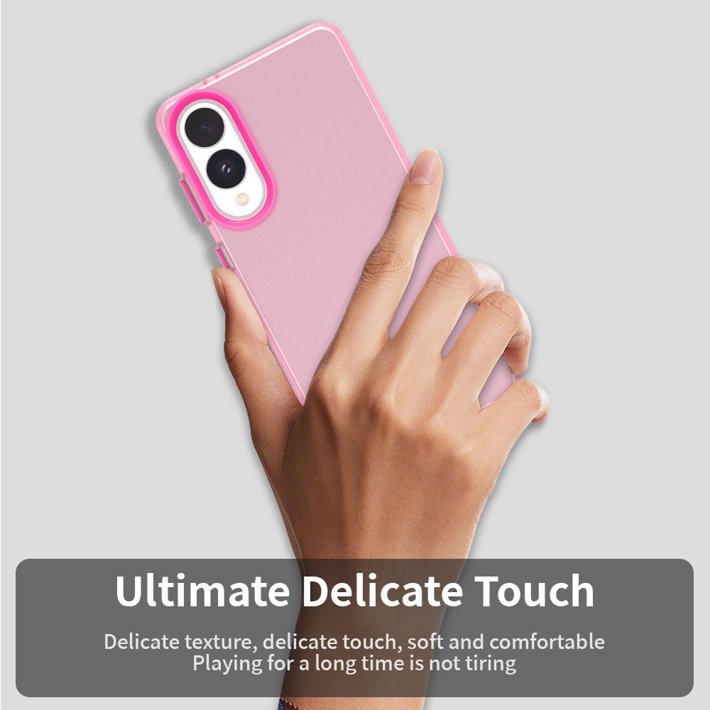 Candys matný gelový obal na Samsung Galaxy S25 Edge - rose