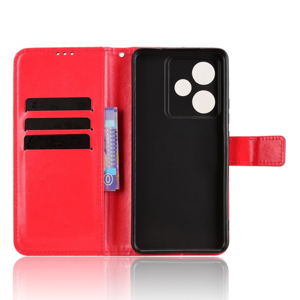 Crazy knížkové pouzdro na Realme GT 7 5G - červené