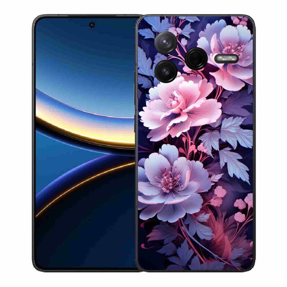 Gelový kryt mmCase na Xiaomi Poco F7 Pro - květiny 11