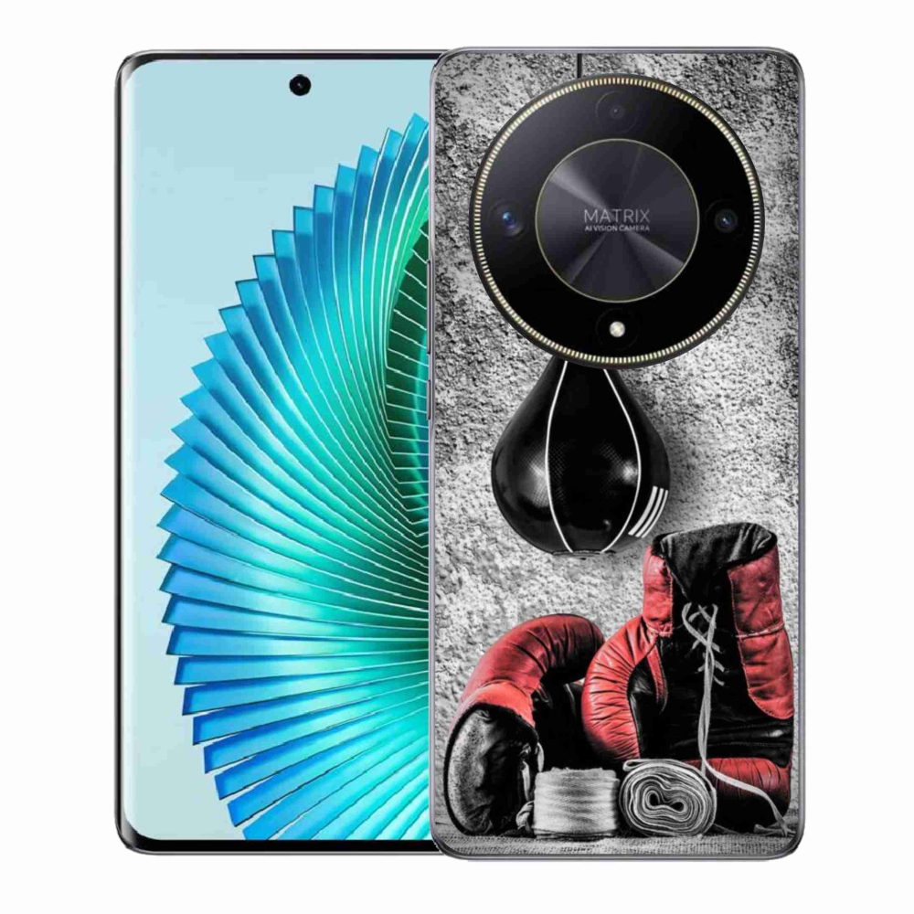 Gelový kryt mmCase na Honor Magic 6 Lite 5G - boxovací pytel a rukavice