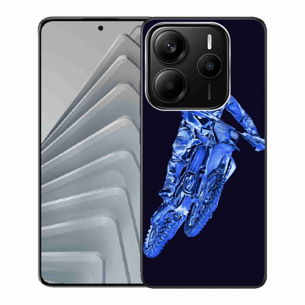 Gelový kryt mmCase na Xiaomi Redmi Note 14 5G - motocross 1