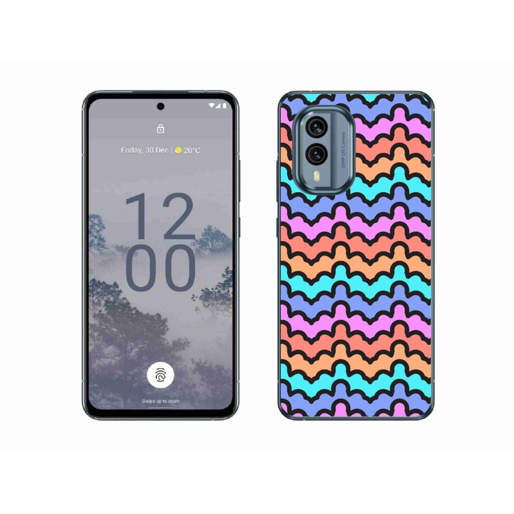 Gelový kryt mmCase na Nokia X30 5G - abstraktní motiv 30