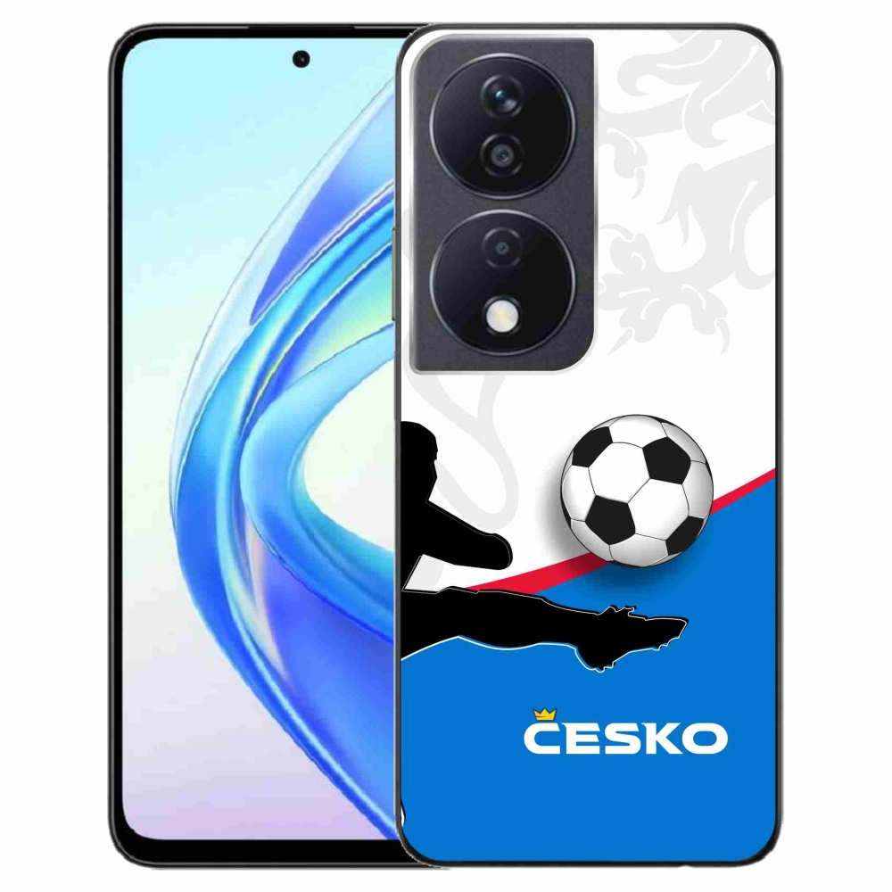 Gelový kryt mmCase na Honor X7b/Honor 90 Smart - fotbal Česko 3