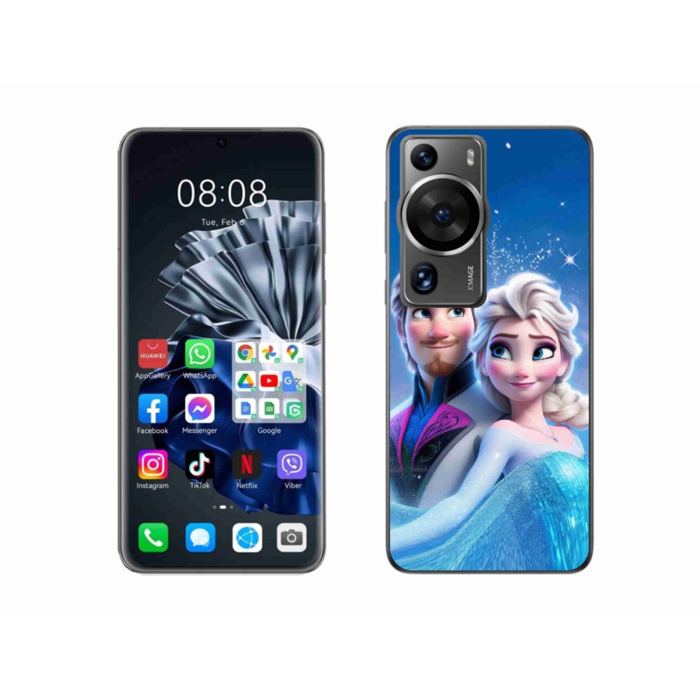 Gelový kryt mmCase na Huawei P60 Pro - ledové království 1