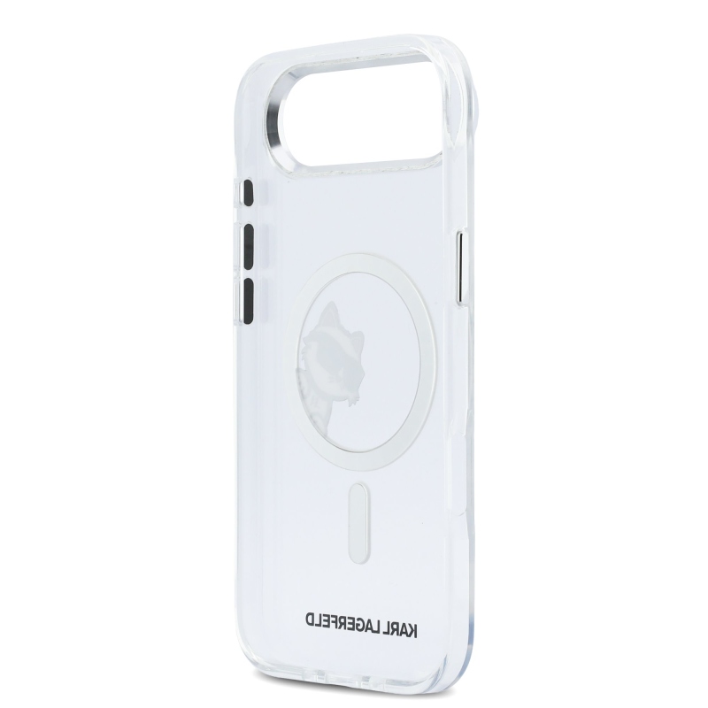 Karl Lagerfeld IML Choupette Peekaboo MagSafe Zadní Kryt pro iPhone Air Transparent