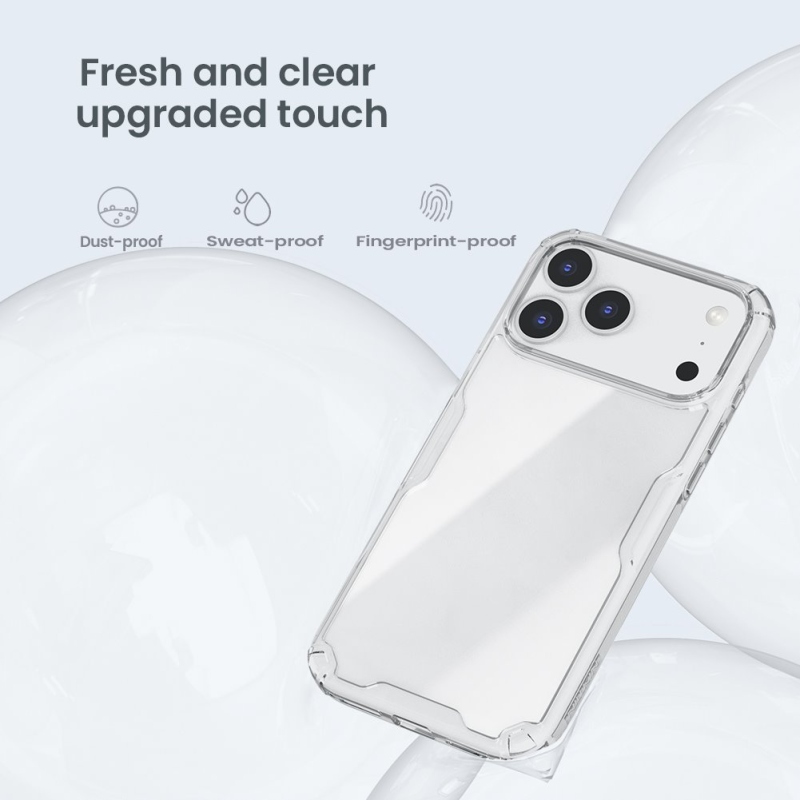 Nillkin Nature TPU PRO Kryt pro Apple iPhone 17 Pro Max Transparent