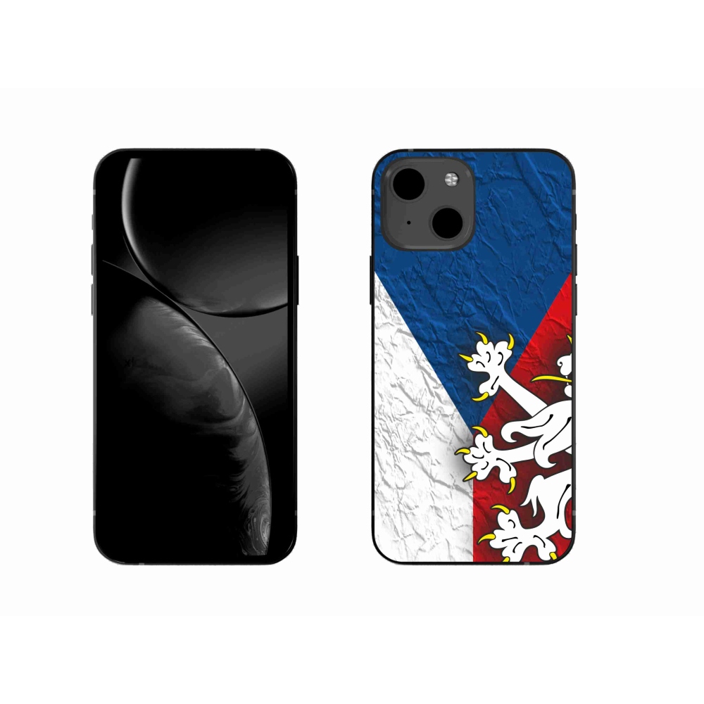 Gelový kryt mmCase na iPhone 13 6.1 - česká vlajka 1