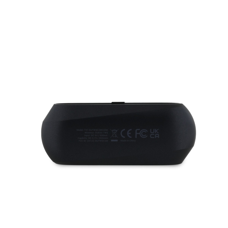 Guess Elongated Metallic ENC TWS Bezdrátová Sluchátka Black