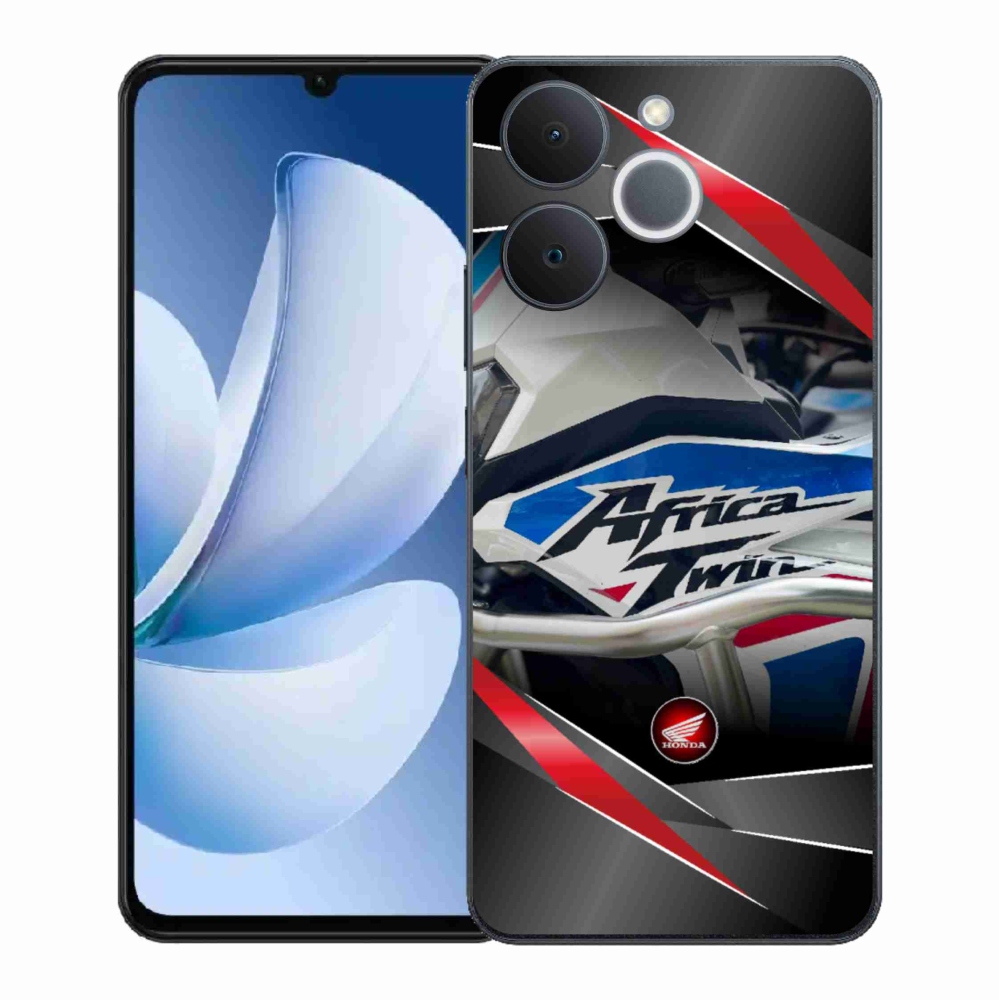 Gelový kryt mmCase na Realme Note 70T - motorka honda