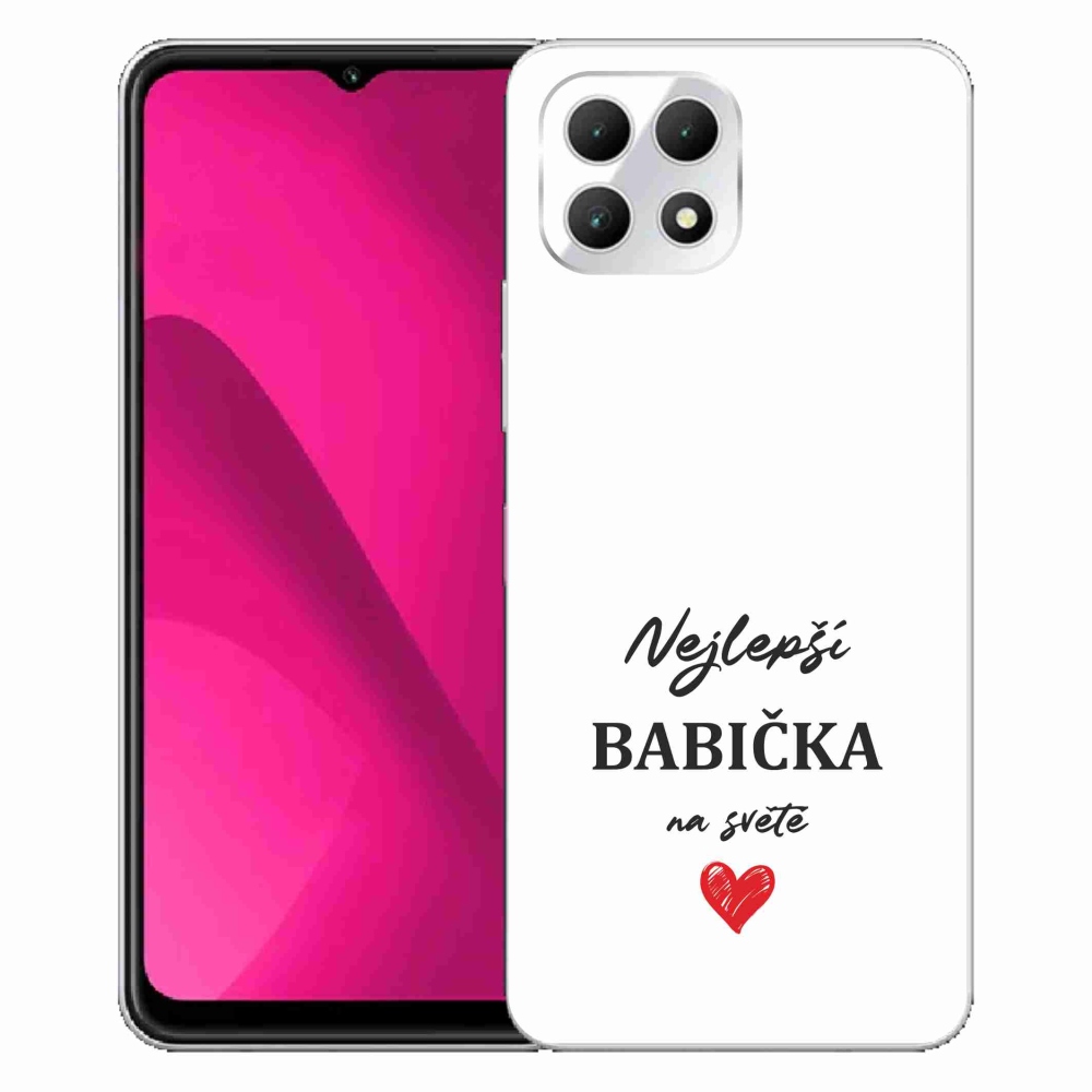 Gelový kryt mmCase na T-Mobile T Phone 2 - nejlepší babička 1 bílé pozadí