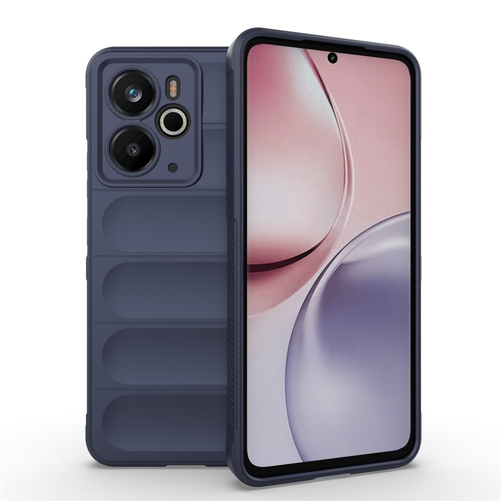 Rugg odolný gelový obal na Realme 14 5G - tmavěmodrý