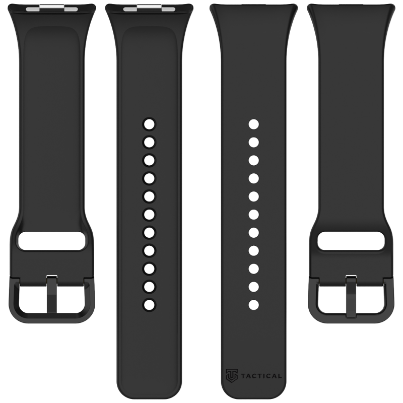 Tactical Silikonový Řemínek pro Xiaomi Redmi Watch 4/5/6 Black