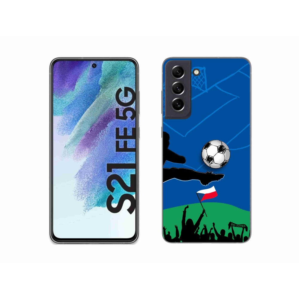 Gelový kryt mmCase na Samsung Galaxy S21 FE 5G - fanoušci fotbalu