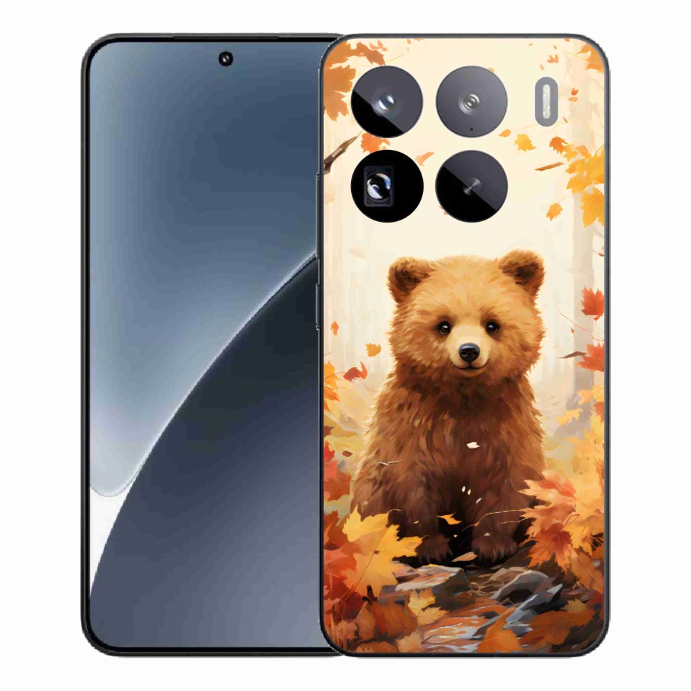 Gelový kryt mmCase na Xiaomi 15 Pro - medvěd v lese