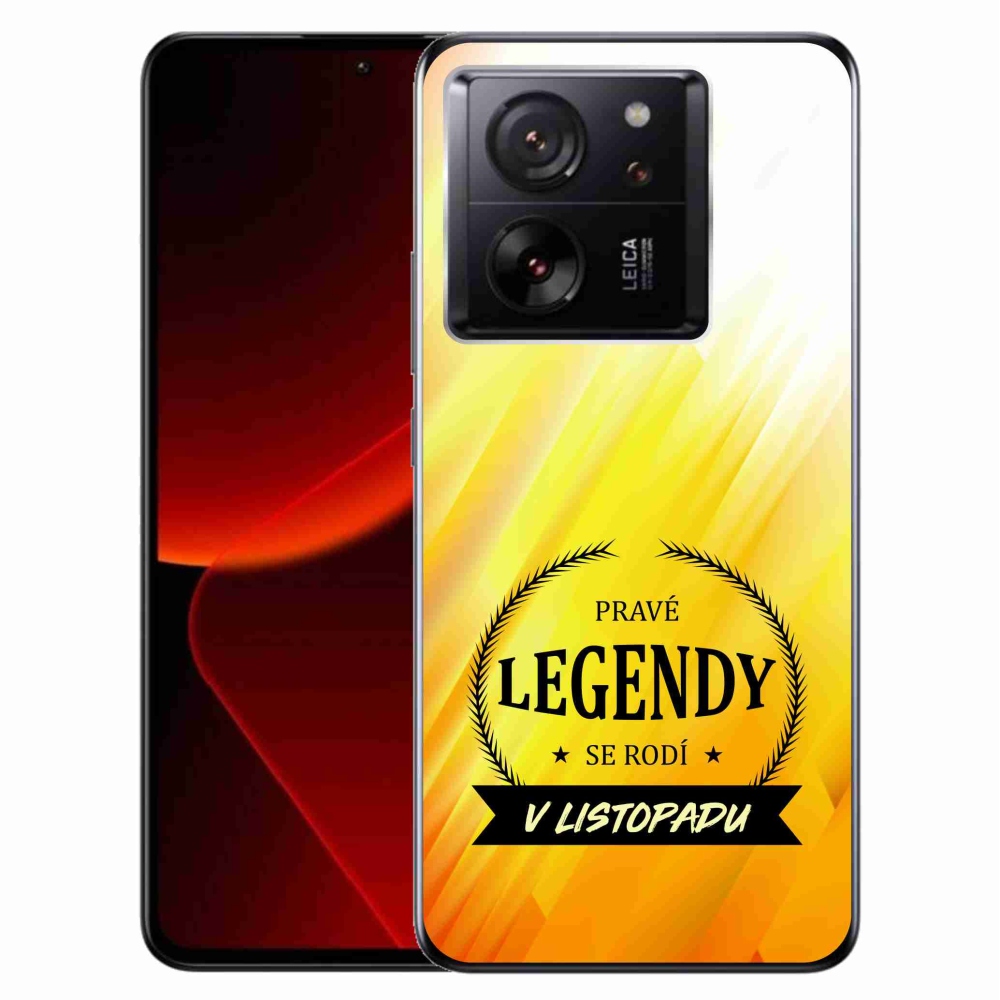 Gelový kryt mmCase na Xiaomi 13T/13T Pro - legendy v listopadu žluté pozadí
