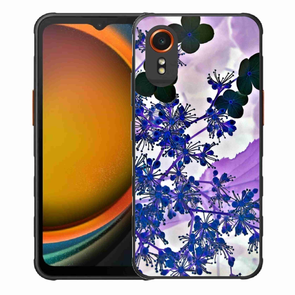 Gelový kryt mmCase na Samsung Galaxy Xcover 7 - květ hortenzie