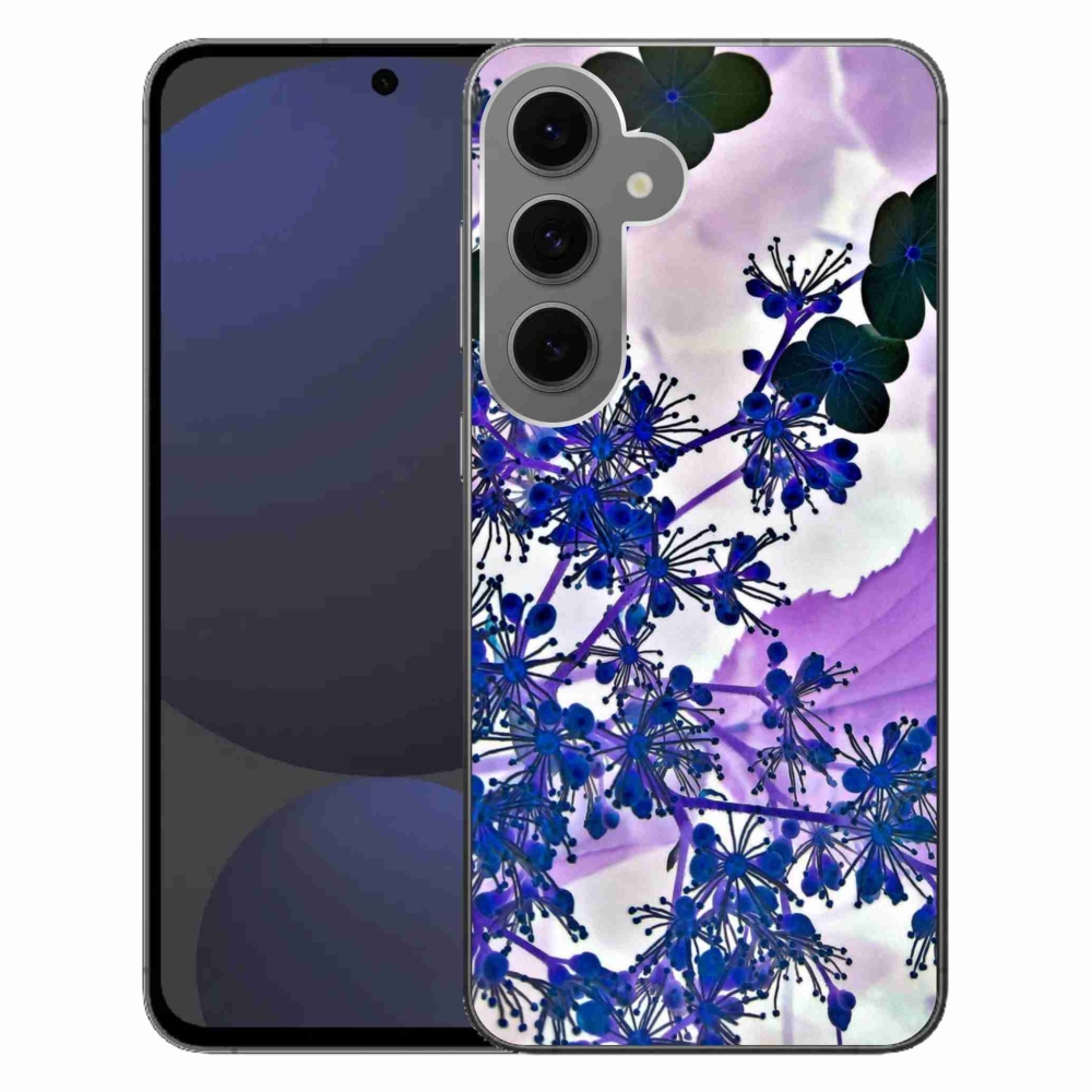 Gelový kryt mmCase na Samsung Galaxy S24 FE - květ hortenzie