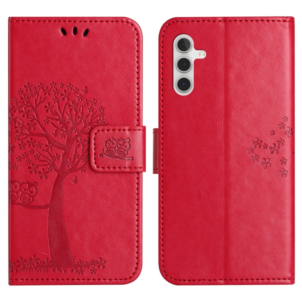 Tree knížkové pouzdro na Samsung Galaxy A56 5G - červené