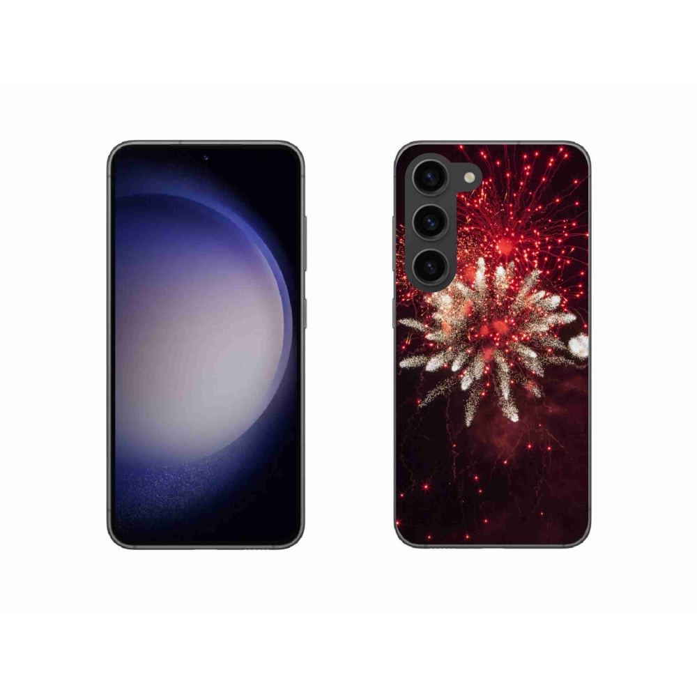 Gelový kryt mmCase na Samsung Galaxy S23 5G - ohňostroj