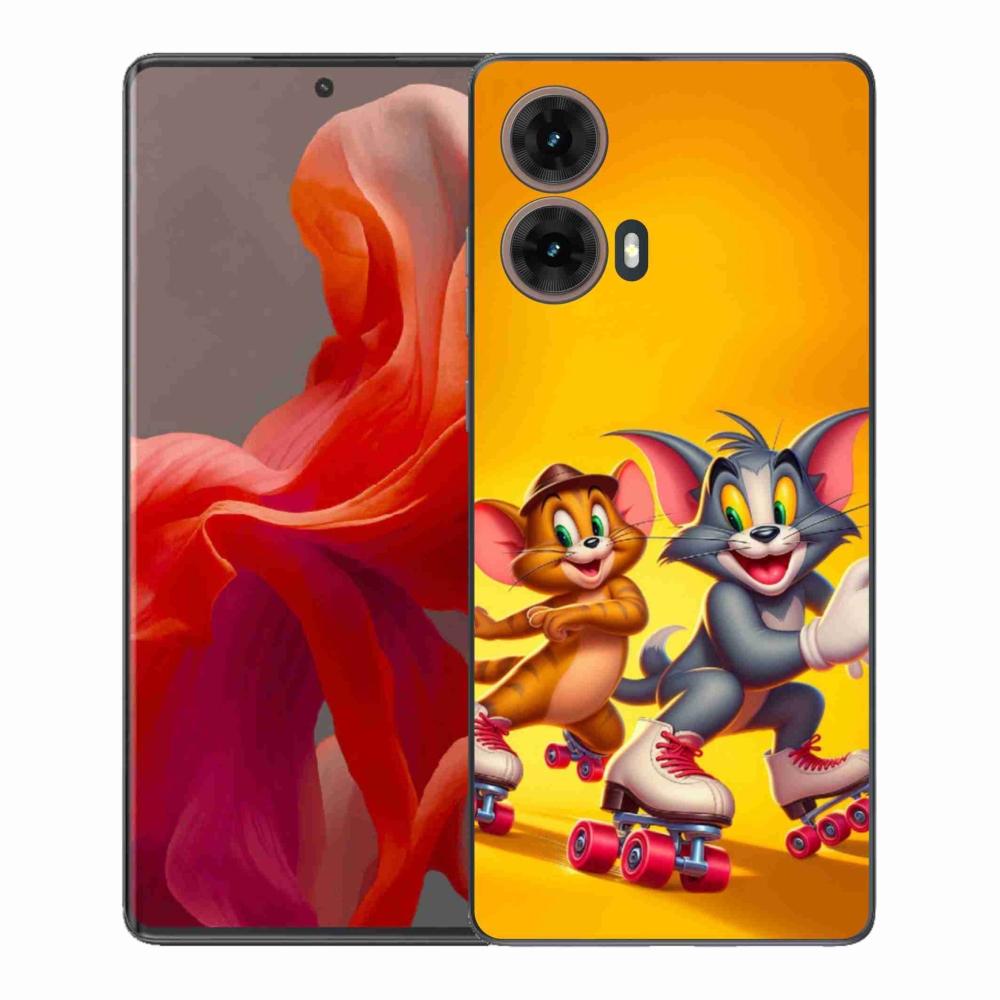 Gelový kryt mmCase na Motorola Moto G85 5G - tom a jerry