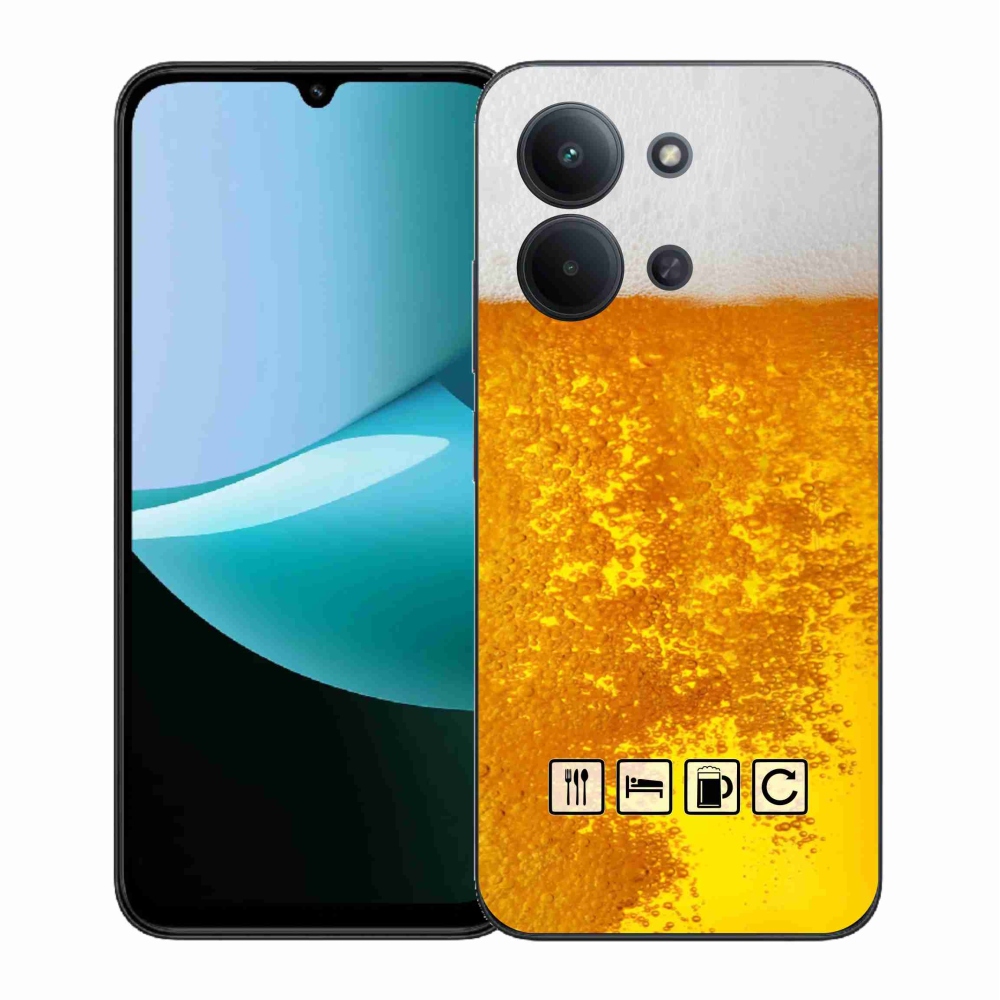 Gelový kryt mmCase na Xiaomi Redmi 15C 4G (171mm)/Poco C85 4G (171mm) - pivní motiv 3