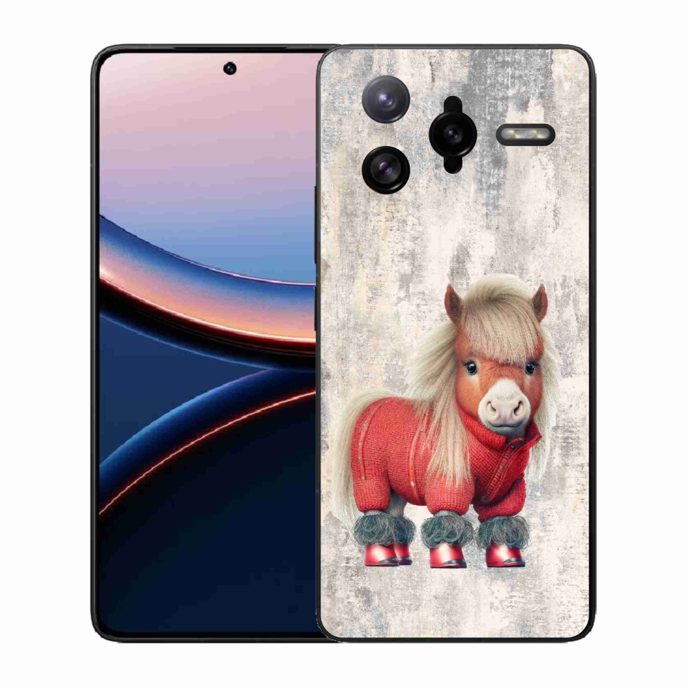 Gelový kryt mmCase na Xiaomi Poco F7 Ultra - poník ve svetru