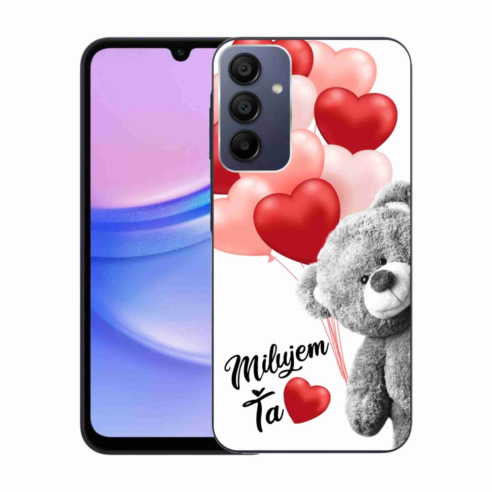 Gelový obal mmCase na Samsung Galaxy A15 4G/5G - milujem Ťa sk