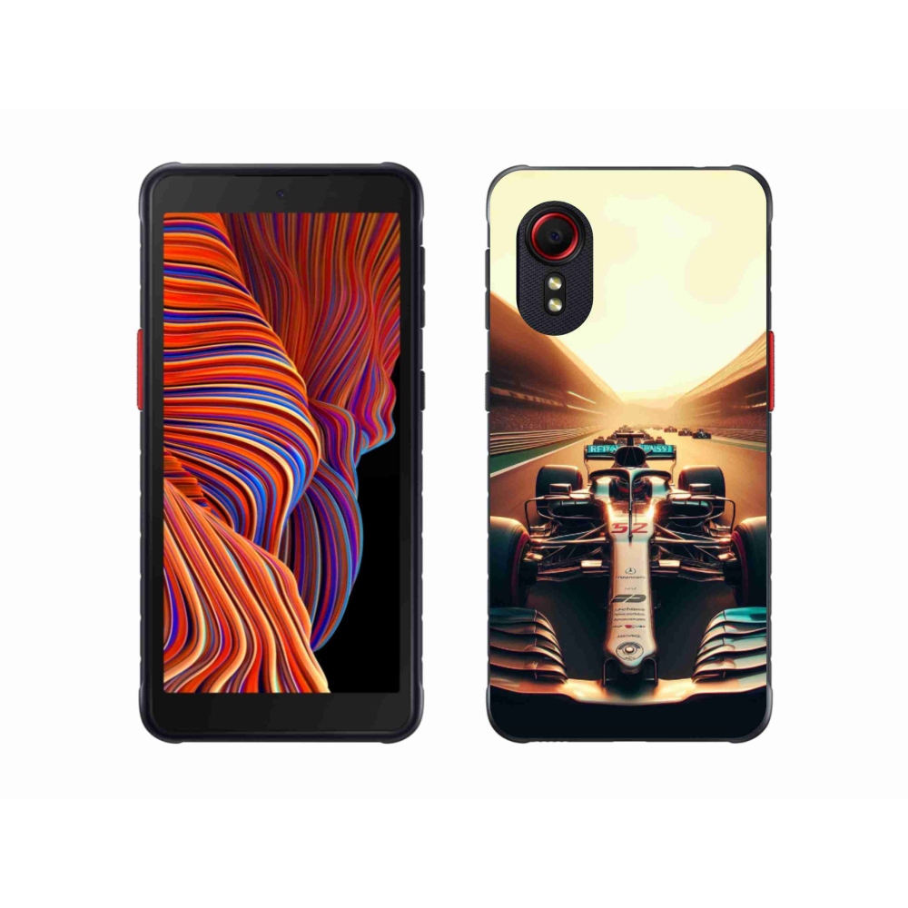 Gelový kryt mmCase na Samsung Galaxy Xcover 5 - formule 1