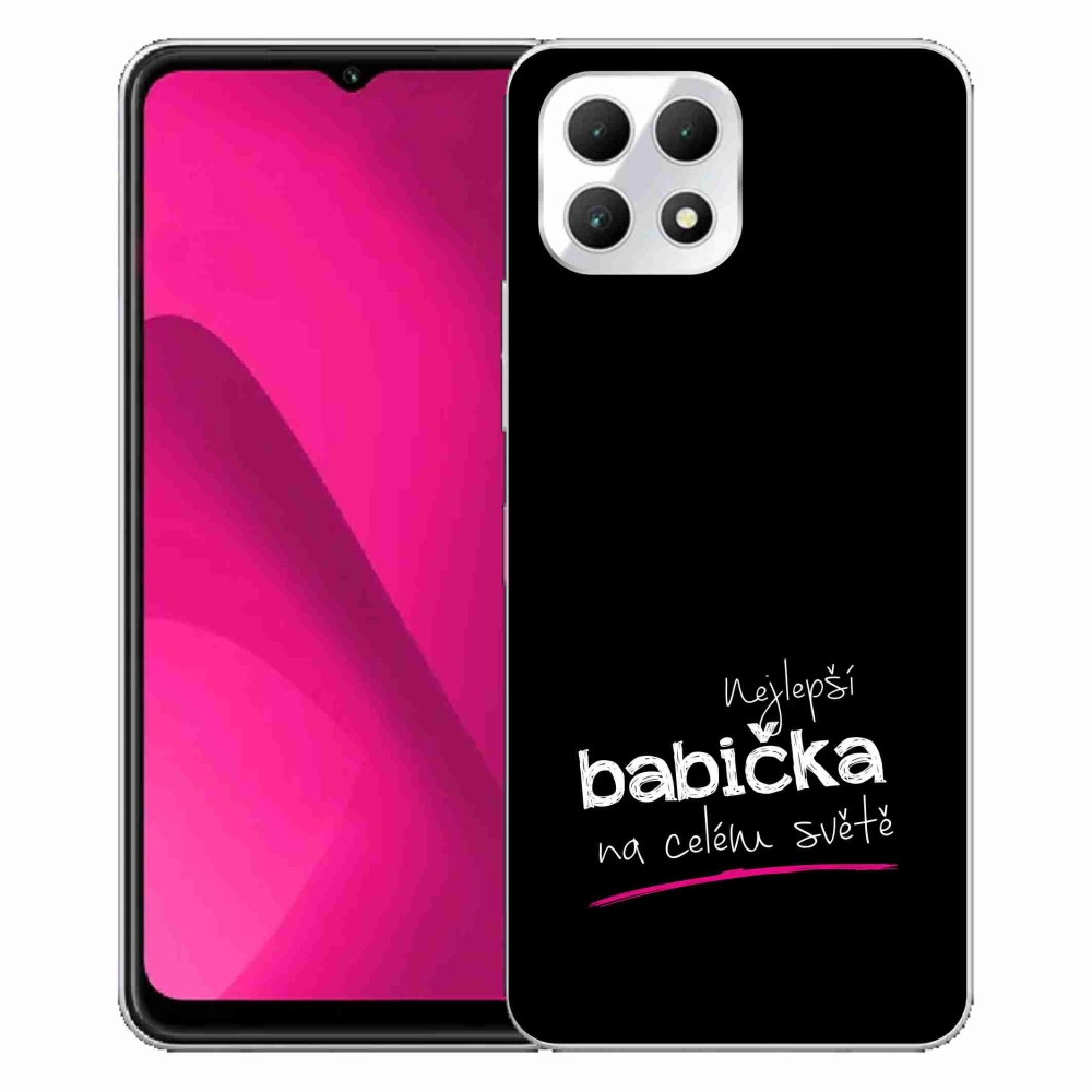 Gelový kryt mmCase na T-Mobile T Phone 2 - nejlepší babička 4 černé pozadí
