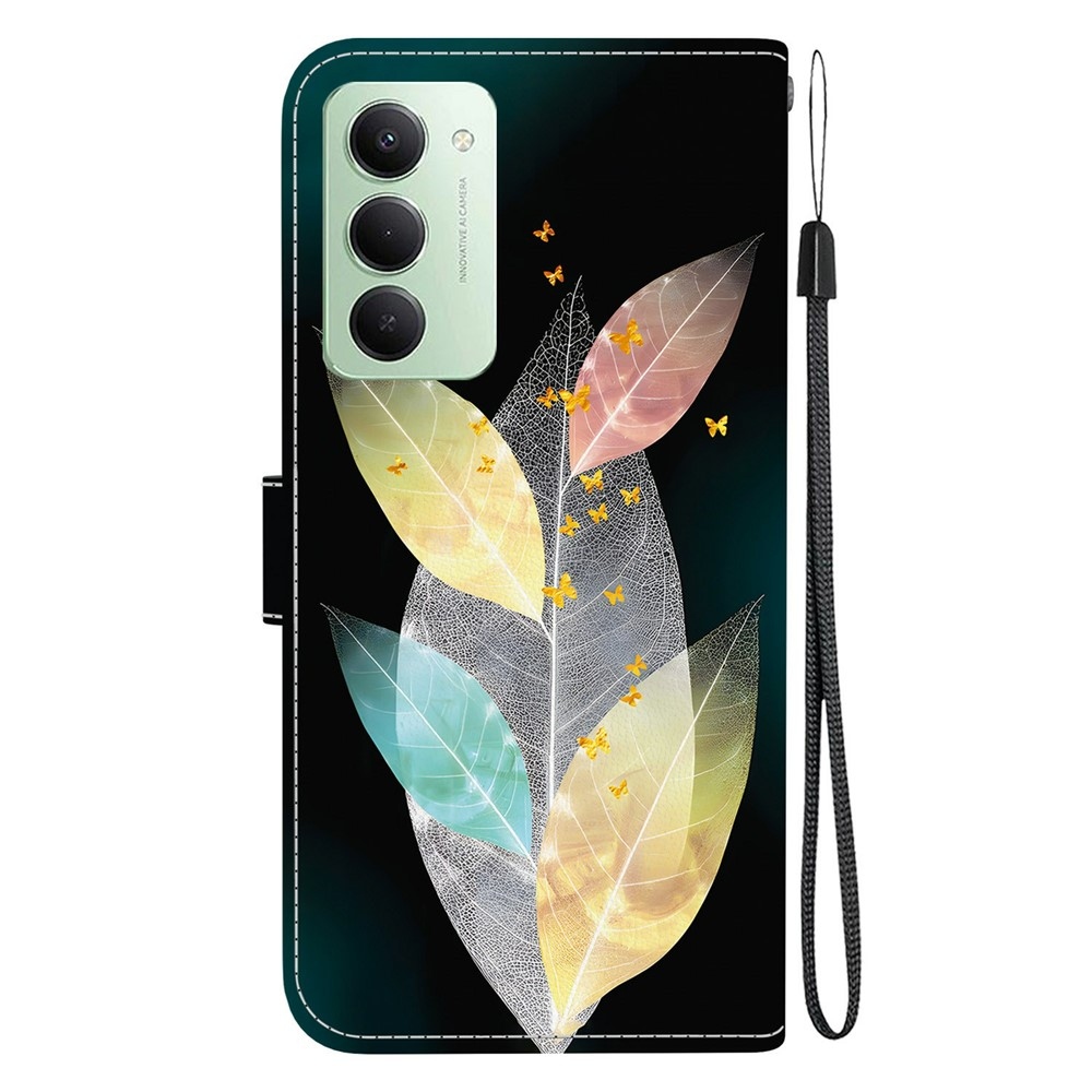 Versatile knížkové pouzdro na Xiaomi Redmi 15 4G (171mm) - barevné listy