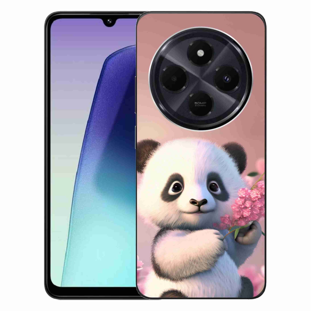 Gelový kryt mmCase na Xiaomi Redmi 14C/Poco C75 - roztomilá panda