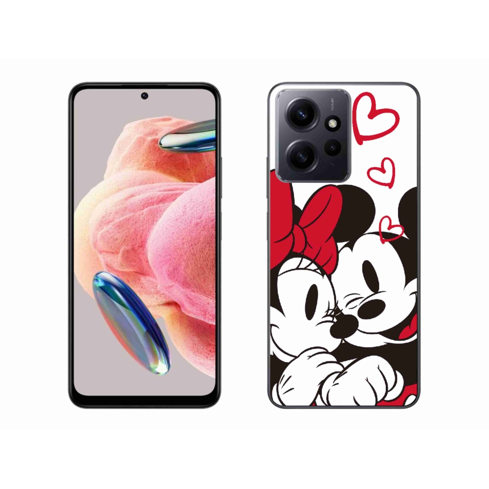 Gelový kryt mmCase na Xiaomi Redmi Note 12 4G - minnie a mickey