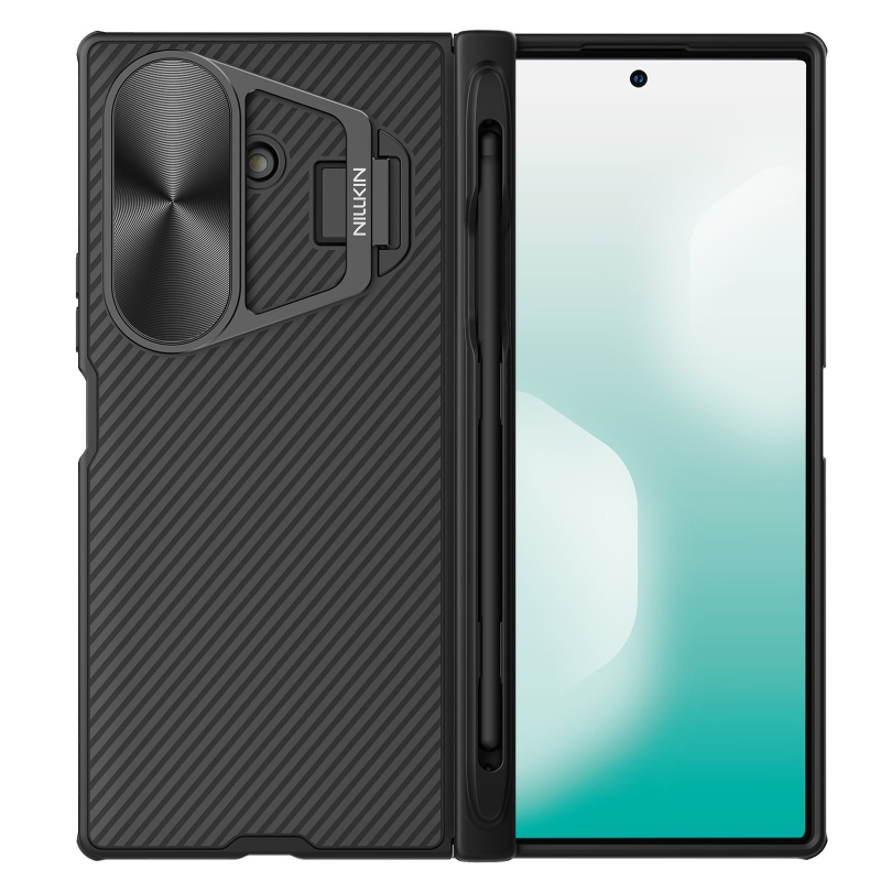 Nillkin CamShield Prop Magnetic Pen Slot Zadní Kryt pro Samsung Galaxy Z Fold 7 Black