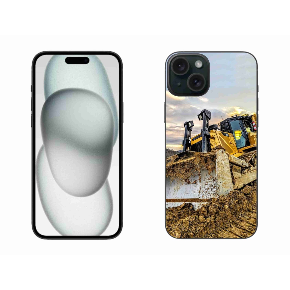 Gelový kryt mmCase na iPhone 15 Plus - bagr