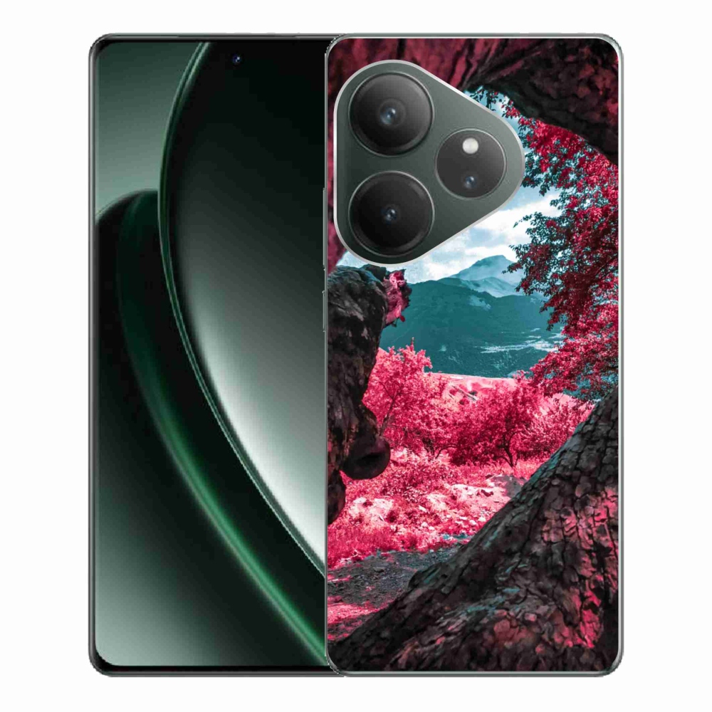 Gelový kryt mmCase na Realme GT 6 5G/GT 6T 5G - výhled na hory