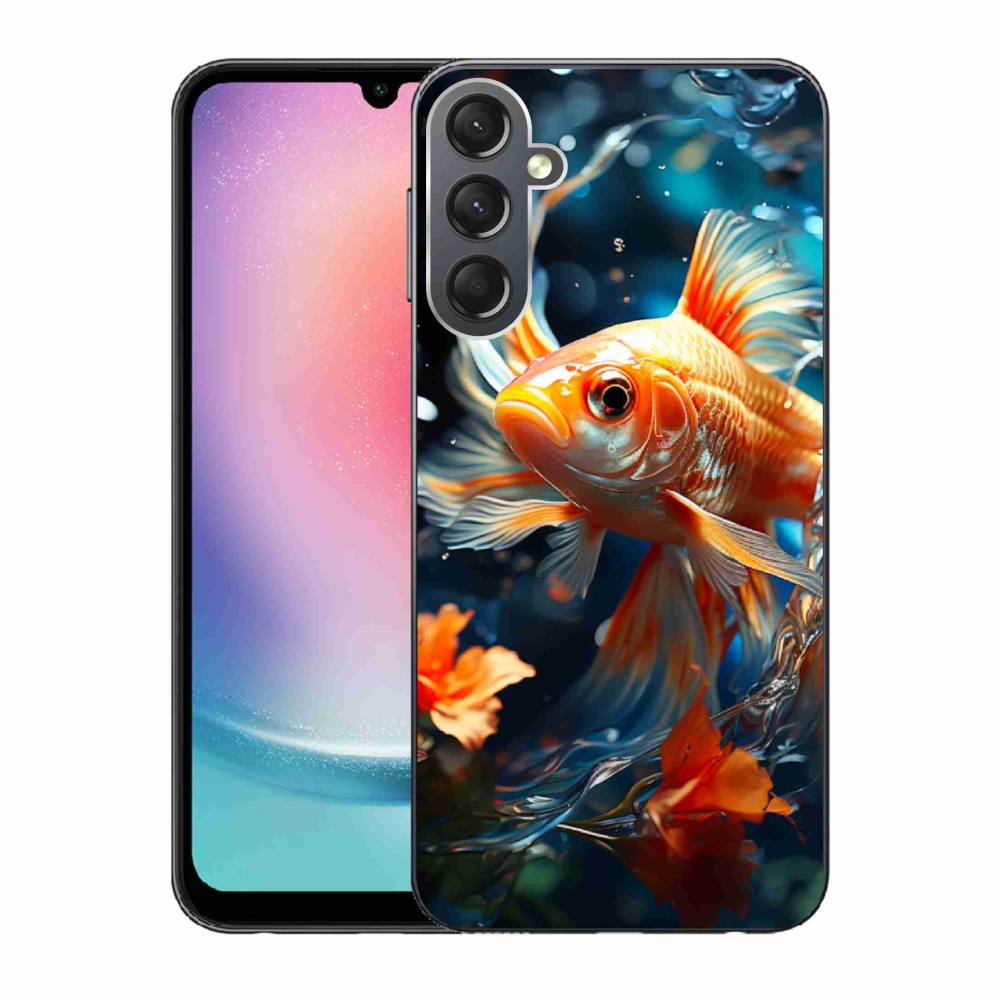 Gelový kryt mmCase na Samsung Galaxy A24 - rybka