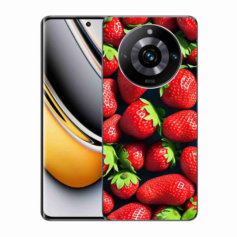 Gelový kryt mmCase na Realme 11 Pro/11 Pro+ - jahody