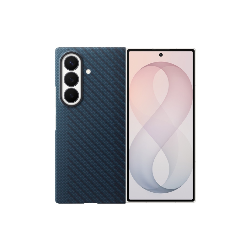 EF-KF976SNE Samsung Carbon Magnetický Kryt pro Galaxy Z Fold 8 Ultra Blue