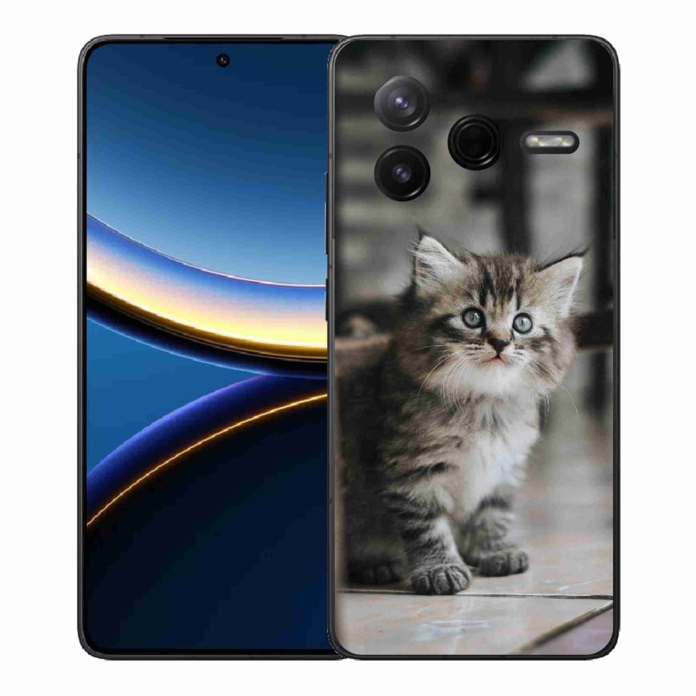 Gelový kryt mmCase na Xiaomi Poco F7 Pro - koťátko