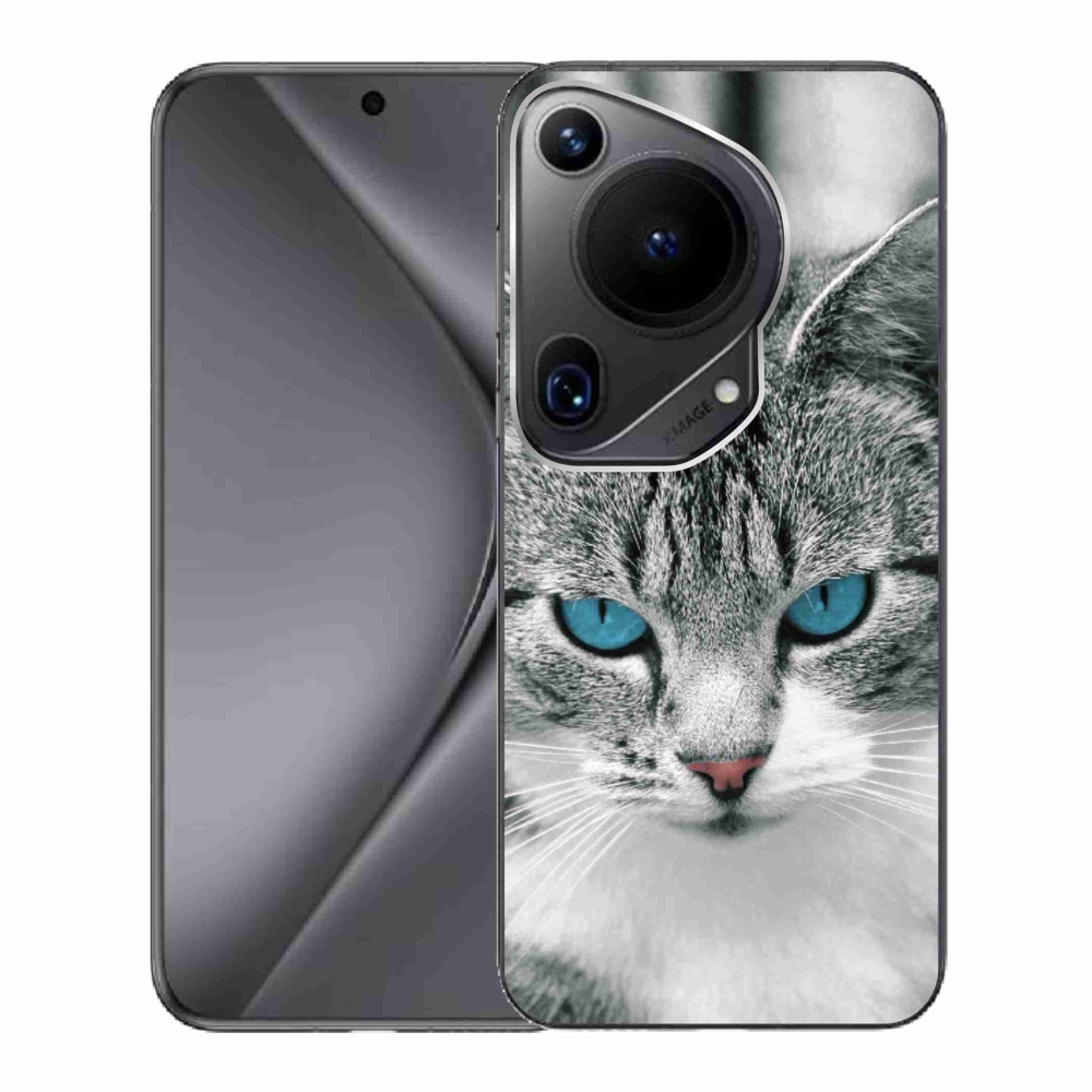 Gelový kryt mmCase na Huawei Pura 70 Ultra - kočičí pohled 1