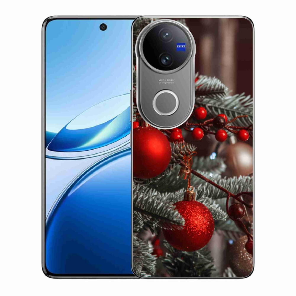 Gelový kryt mmCase na Vivo V50 5G - vánoční ozdoby 2