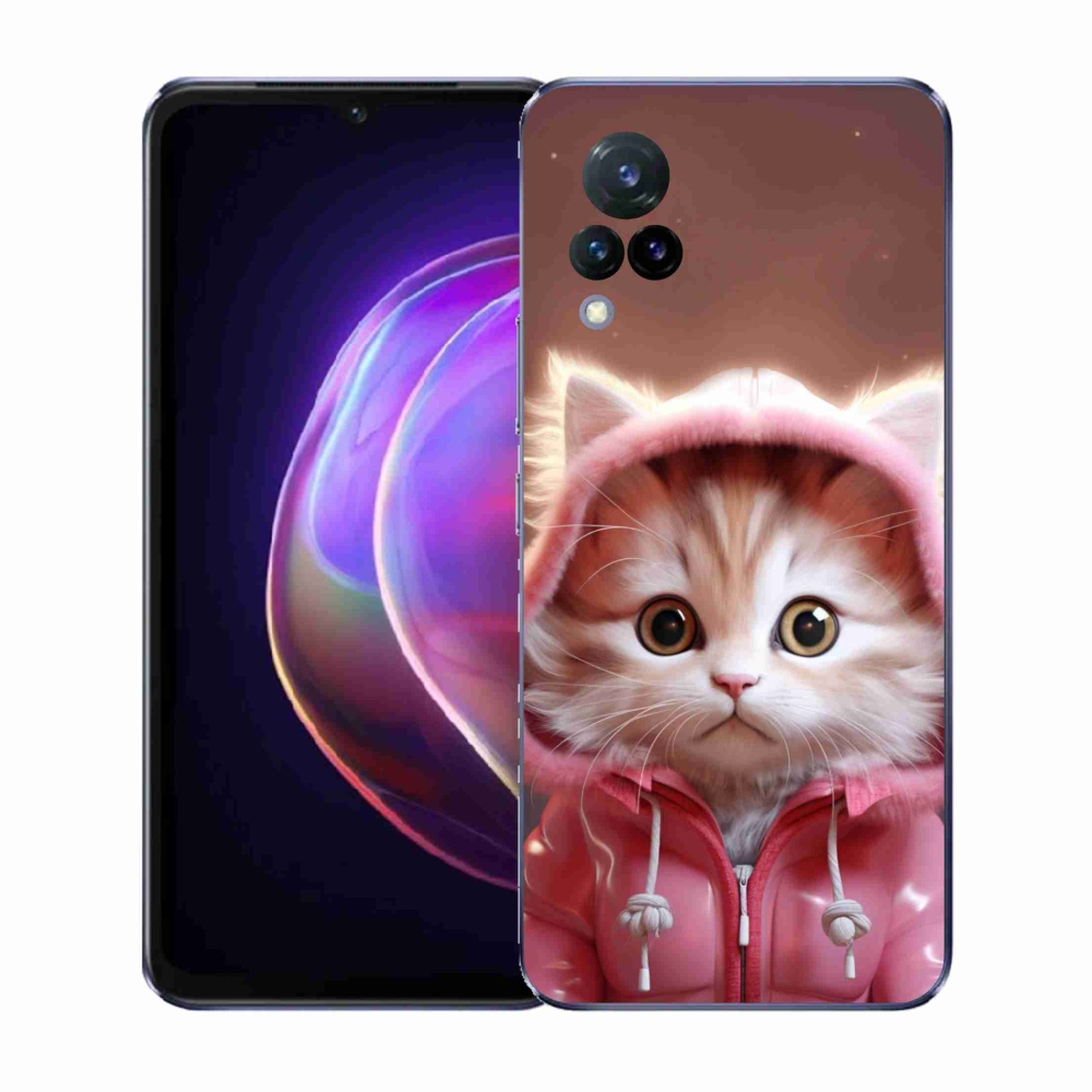 Gelový kryt mmCase na Vivo V21 4G/5G - roztomilé kotě 3