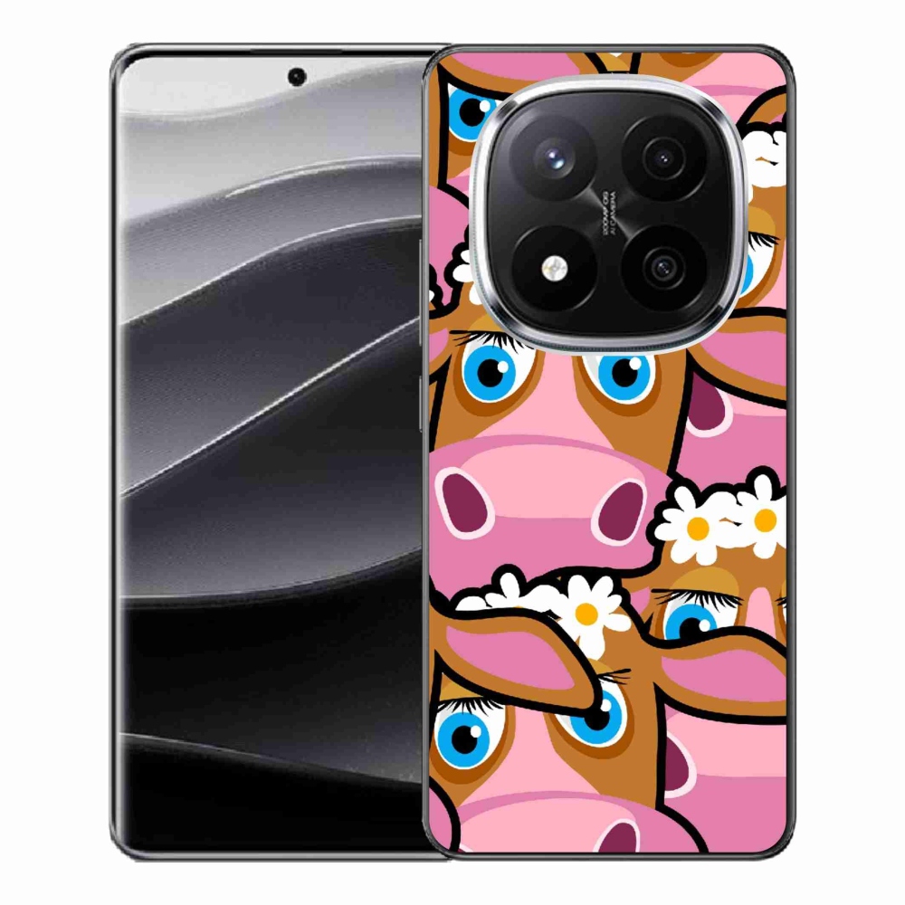 Gelový kryt mmCase na Xiaomi Redmi Note 14 Pro+ 5G - kreslené kravičky
