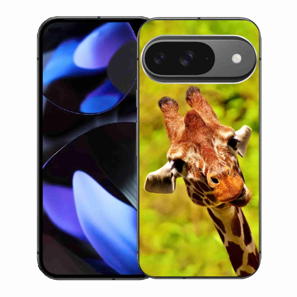 Gelový kryt mmCase na Google Pixel 9/9 Pro - žirafa