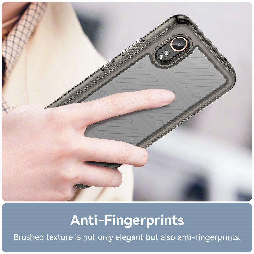 Gelový obal s pevnými zády na Samsung Galaxy Xcover 7 - šedý