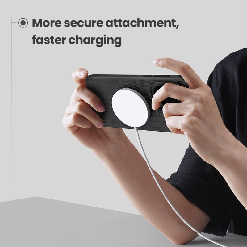 Nillkin Super Frosted PRO Magnetic Zadní Kryt pro OnePlus 15 Black