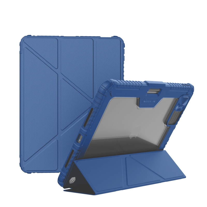 Nillkin Bumper PRO Protective Stand Case Multi-angle pro iPad Pro 11 2024 Sapphire Blue