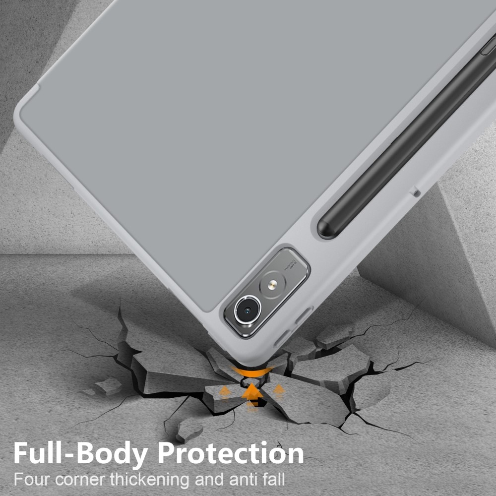 Case chytré zavírací pouzdro na tablet Lenovo Tab P12 - šedé