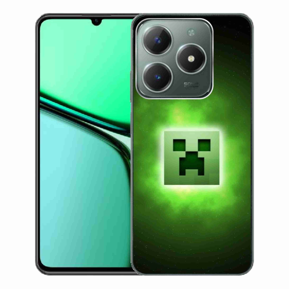 Gelový kryt mmCase na Realme C61 - minecraft