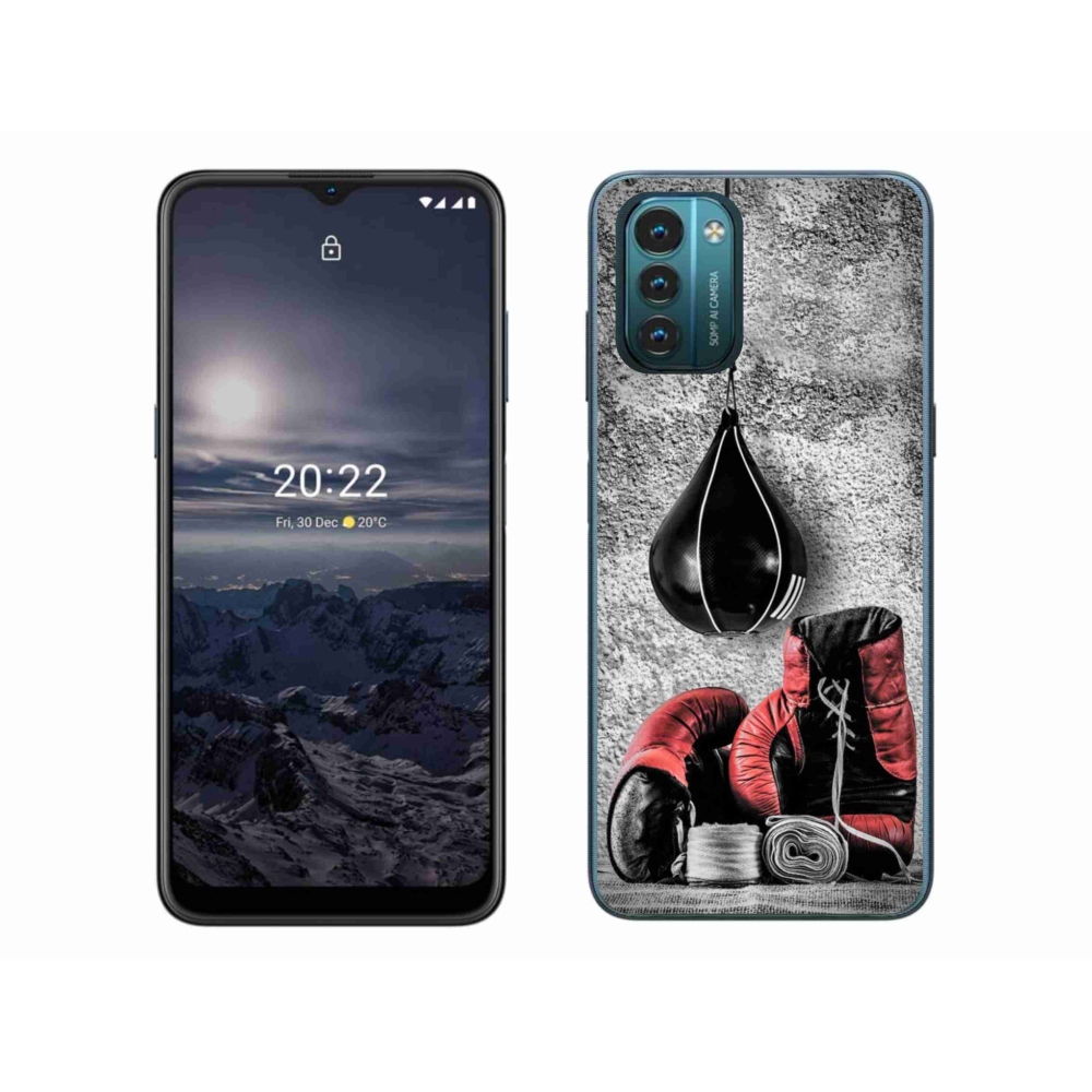 Gelový kryt mmCase na Nokia G11/G21 - boxovací pytel a rukavice